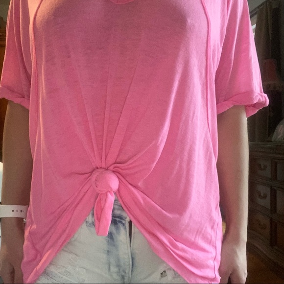 WE THE FREE Pink Short Sleeve Tee Size XS NWOT - Picture 8 of 10